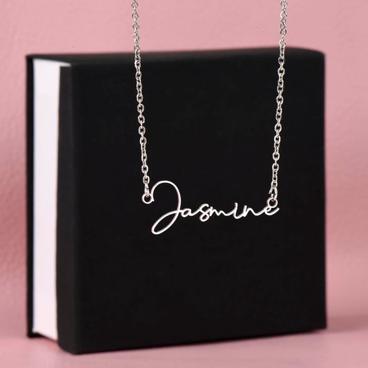 Signature Style Custom Name Necklace: Your Name, Your Statement