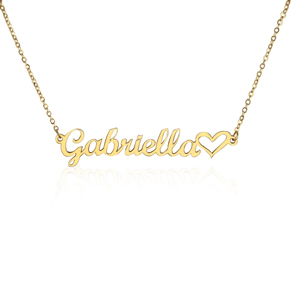 Custom Heart Name Necklace: A Loving Touch of Personalized Elegance